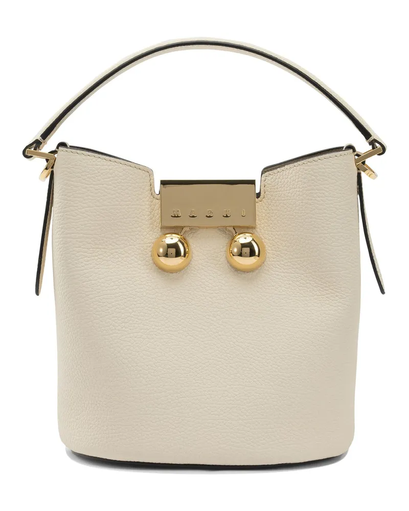 Marni Trunkaroo“ Beuteltasche Beige