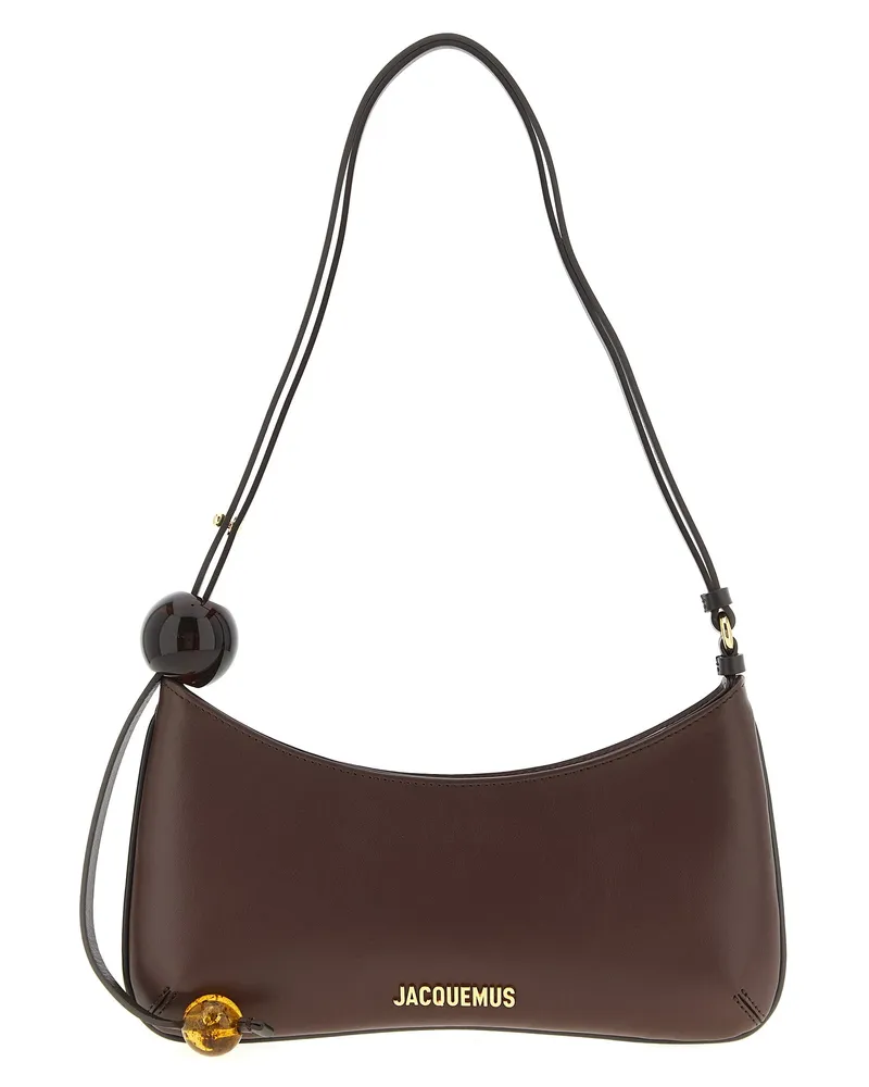 Jacquemus Le Bisou Perle' Umhängetasche Brown