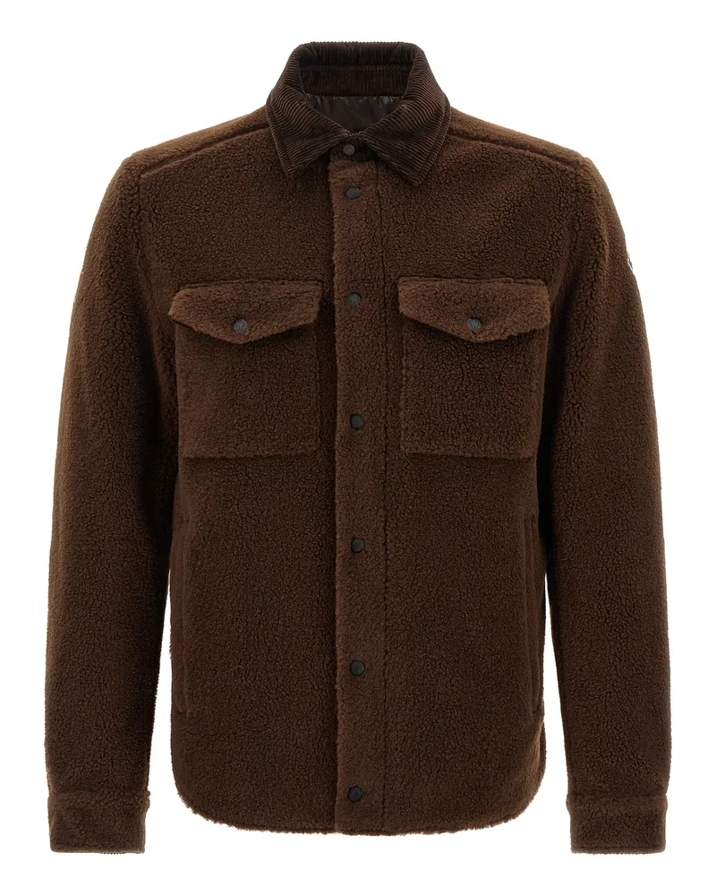 Moncler Teddy Effectjacke Brown