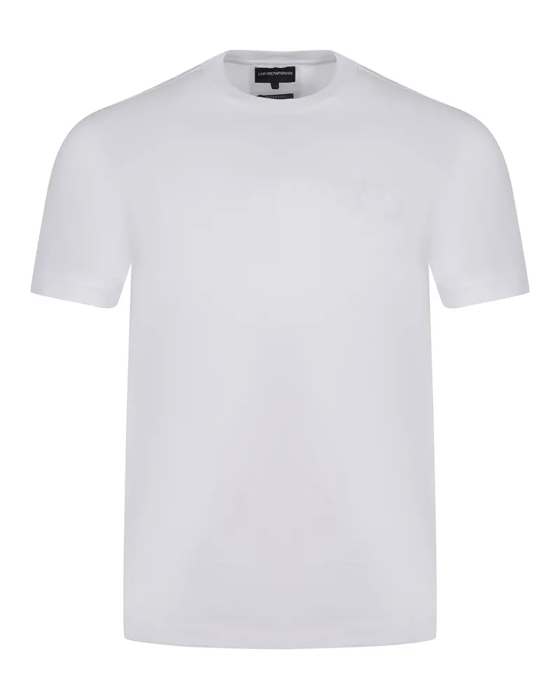 Emporio Armani T -Shirt aus Baumwolle White
