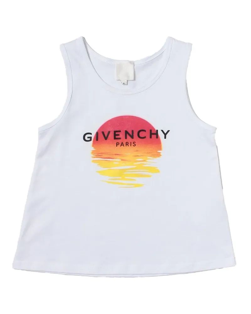 Givenchy Top mit Logo -Druck White