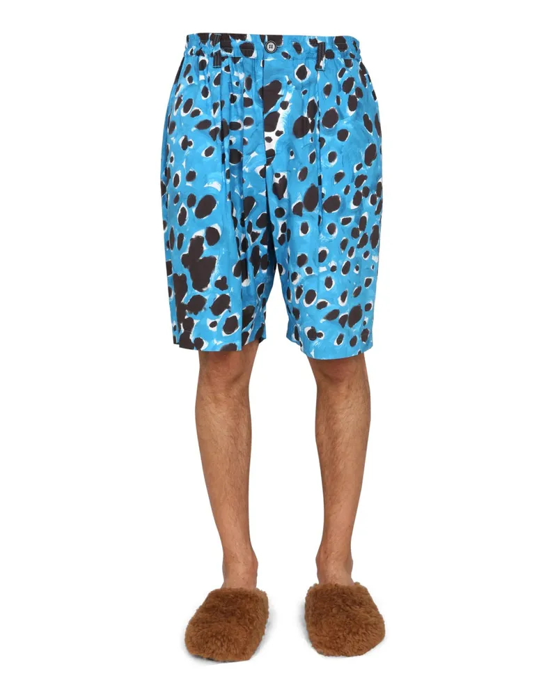 Marni Bermuda Shorts mit Pop -Punkten Druck Baby