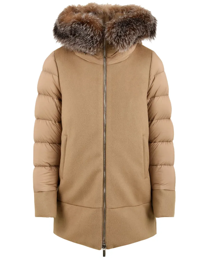MOORER Mäntel braun Brown