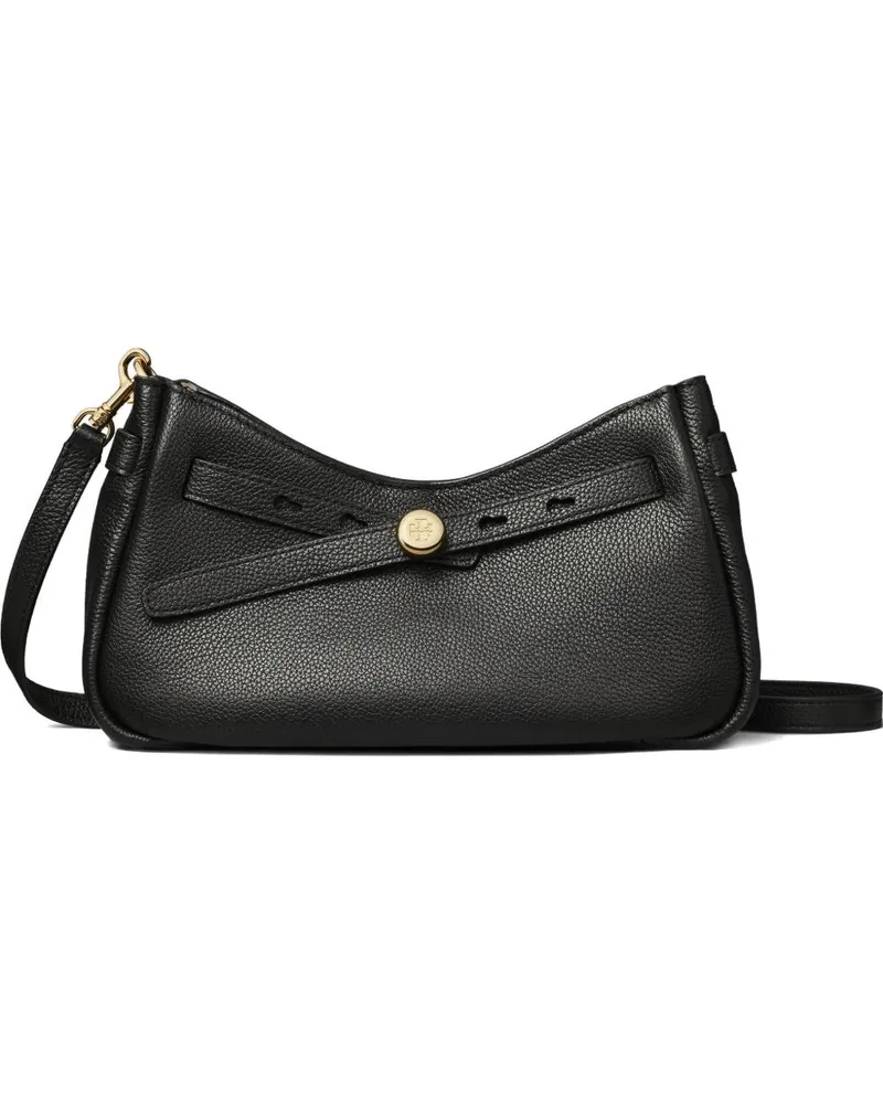 Tory Burch Romy Umhängetasche aus Leder Black
