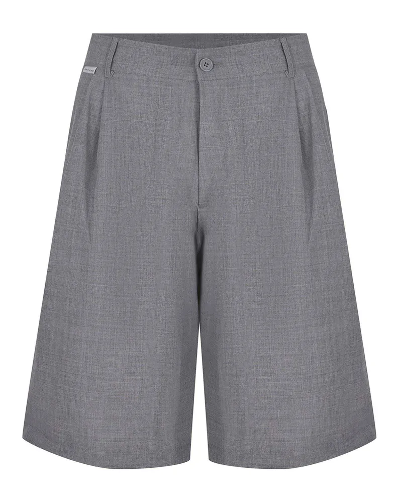 Family First Familien erste Shorts aus einer Wollmischung Grey