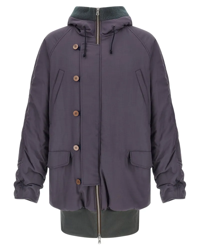 Magliano 3/4 Kenny' Parka Purple