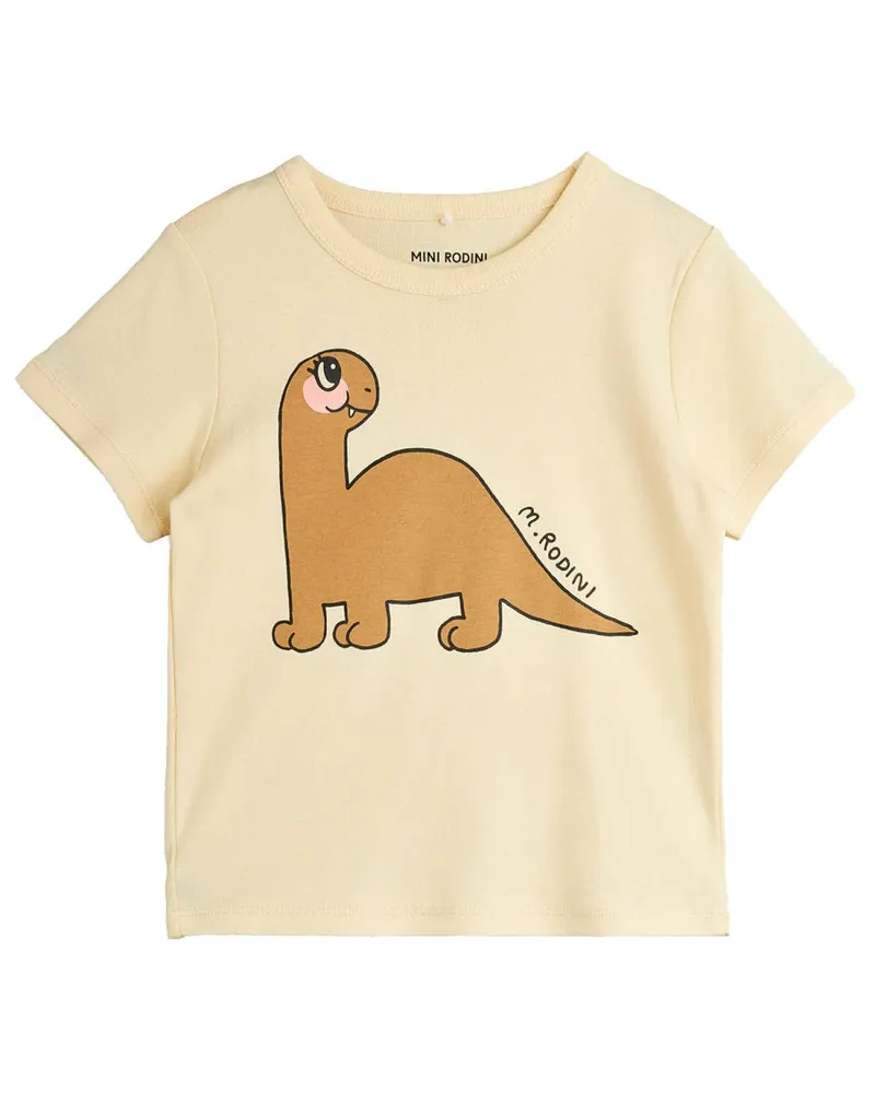 Mini Rodini Brontosaurus" T -Shirt Beige
