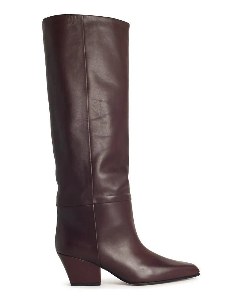 Paris Texas Jane' Mocha Lear Boots Brown