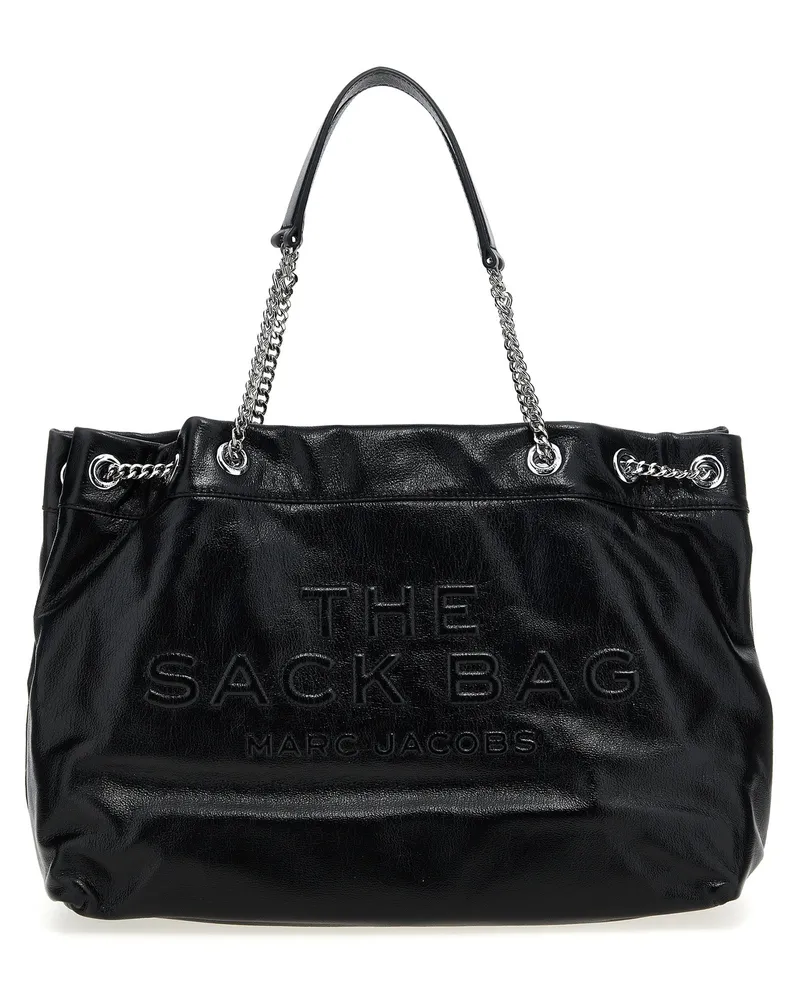 Marc Jacobs die große Kettensack -Umhängetasche Black
