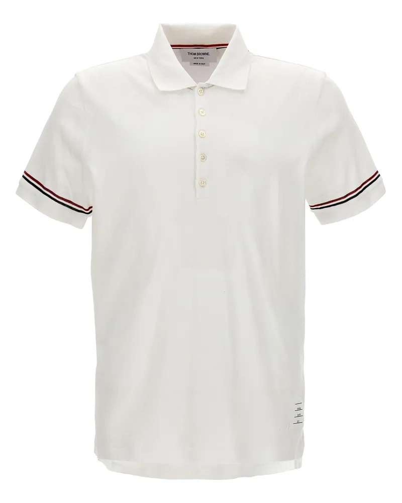 Thom Browne RWB' Polo -Hemd White
