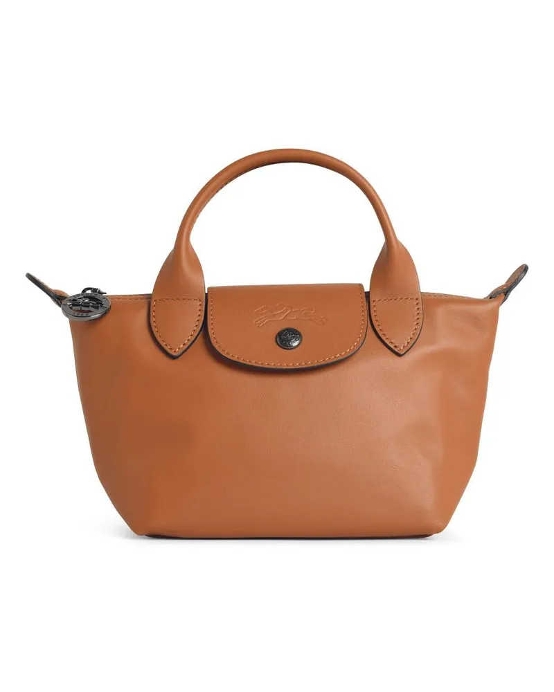 Longchamp Cashew Lear 'Xs Le Pliage Xtra' Henkeltasche Brown