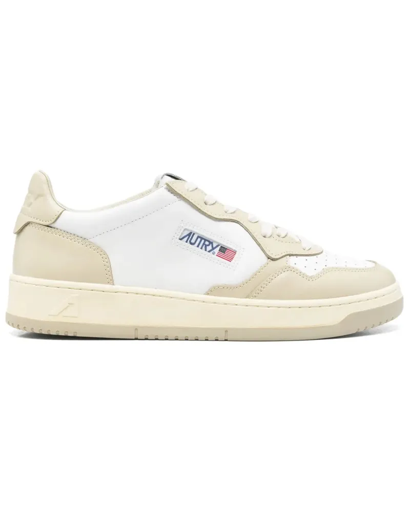 AUTRY Medaillengewinner niedriger Top -Turnschuhe Wht