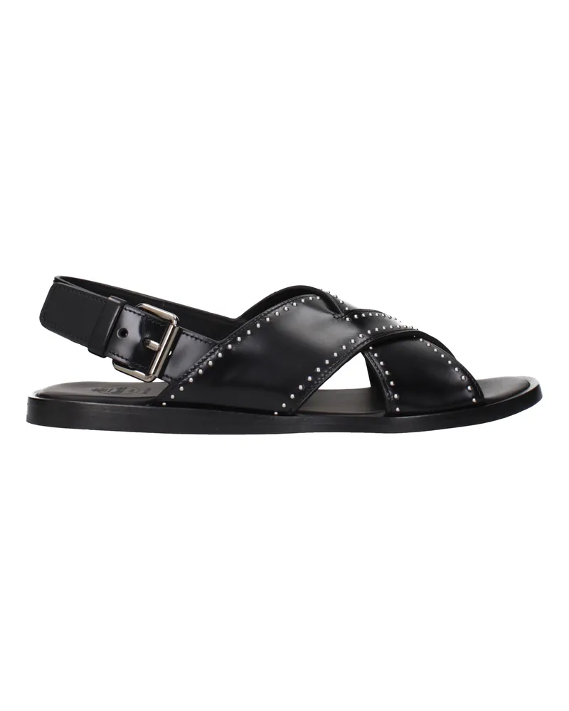 Church's Kirche's Oksana Sandalen aus schwarzem Leder -