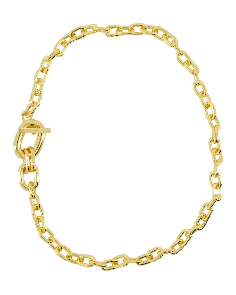 Paco Rabanne Xl Link Anhänger Halskette Paco  Gold Metall Gold