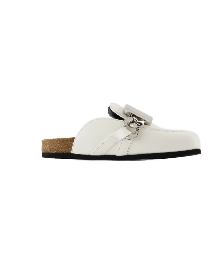 J.W.Anderson Gourmet -Slipper  weißes Leder White