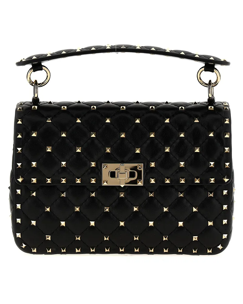 Valentino Garavani Valentino Garavani 'Rockstud Spike' Umhängetasche Black