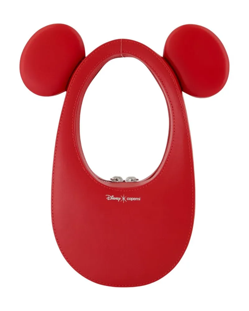 COPERNI Mickey Swipe Handtasche  X Disney Leder Rot Rot