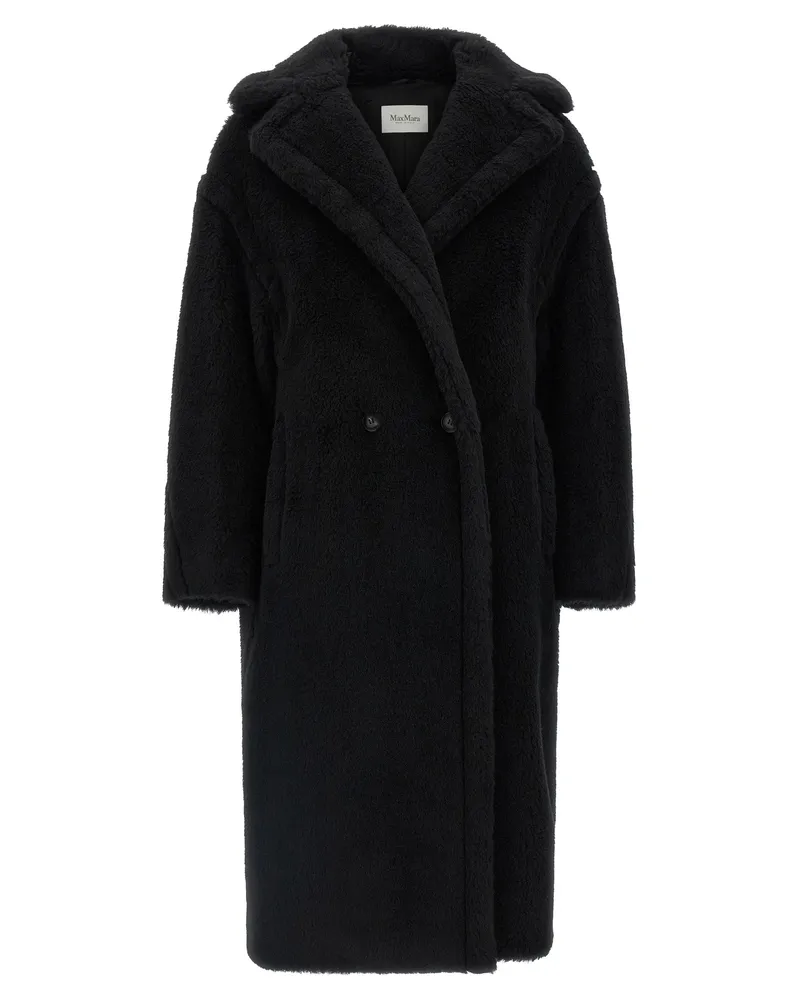 Max Mara Tedgirl Teddy Bear Icon' Mantel Black