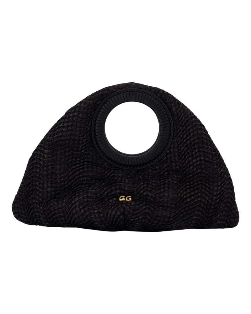 Cult Gaia Thais Top Griff Bag Kult Gaia Raffia Schwarz Schwarz