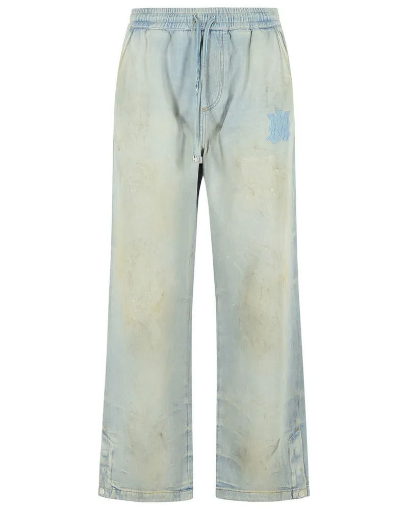 Amiri Hellblaue Baumwolljeans Light