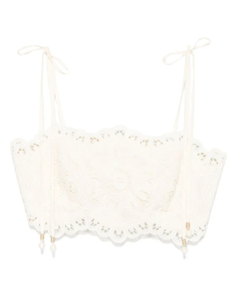 Zimmermann Rhiannon bestickte Mieder Ivory