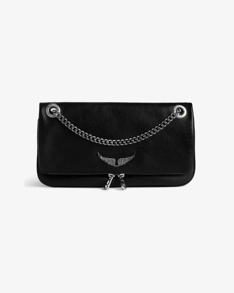 Zadig & Voltaire Rock II Körniges Leder Black