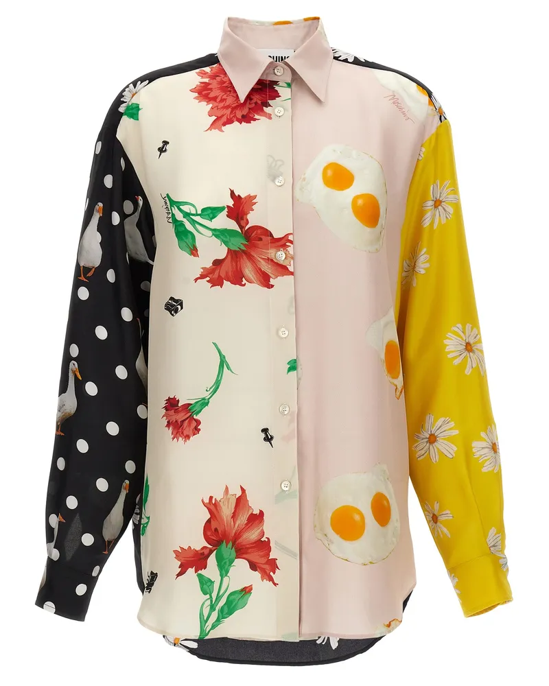 Moschino Patchwork Print Shirt Multicolor
