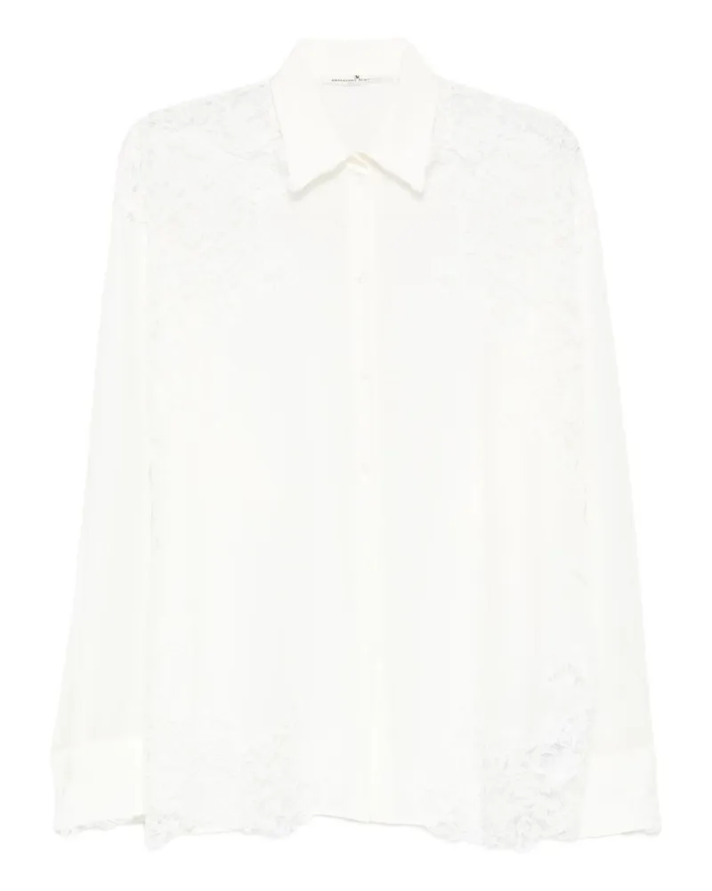 Ermanno Scervino Seidenhemd White