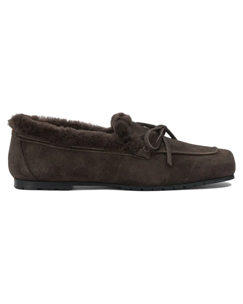 aeyde Loafer und Hausschuhe Brown