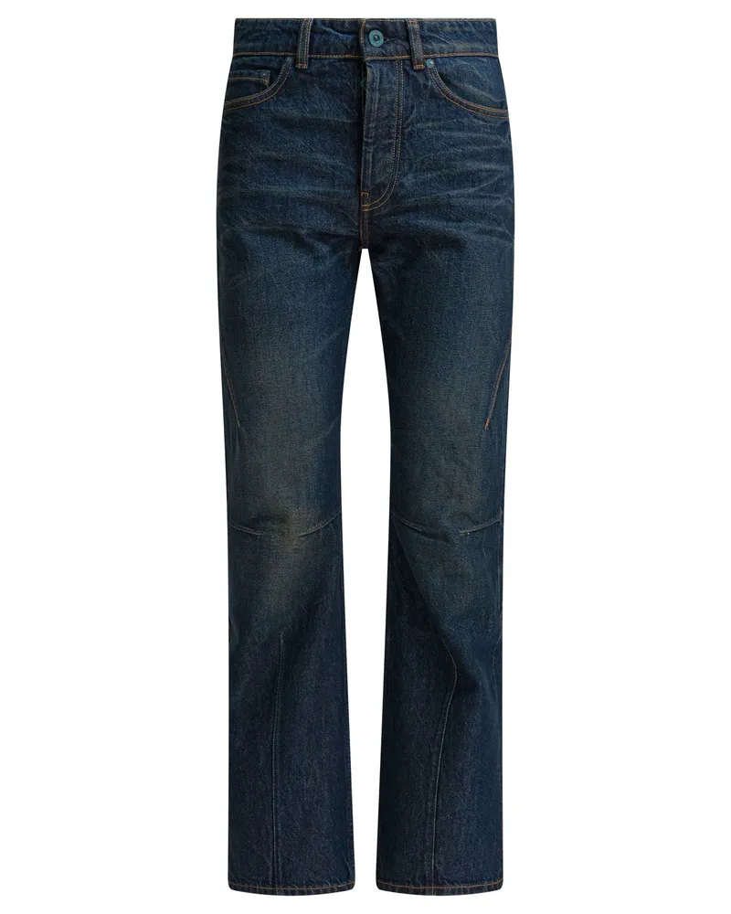 Our Legacy Unsere Legacy „Moto Cut“-Jeans Blue