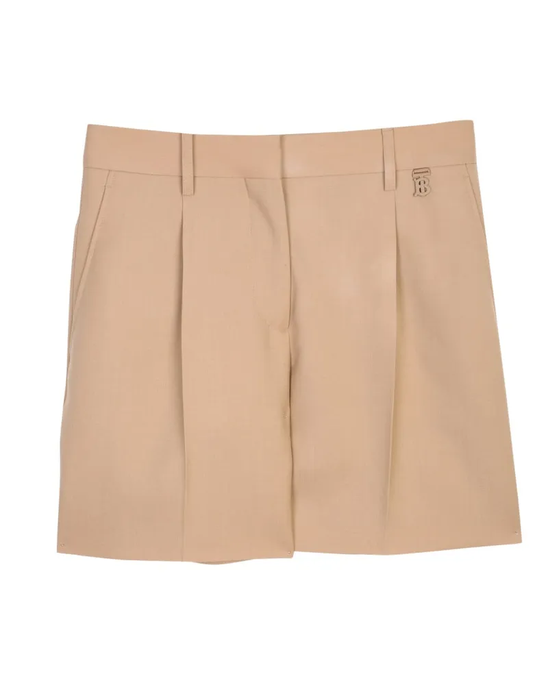 Burberry Shorts mit Falten Brown