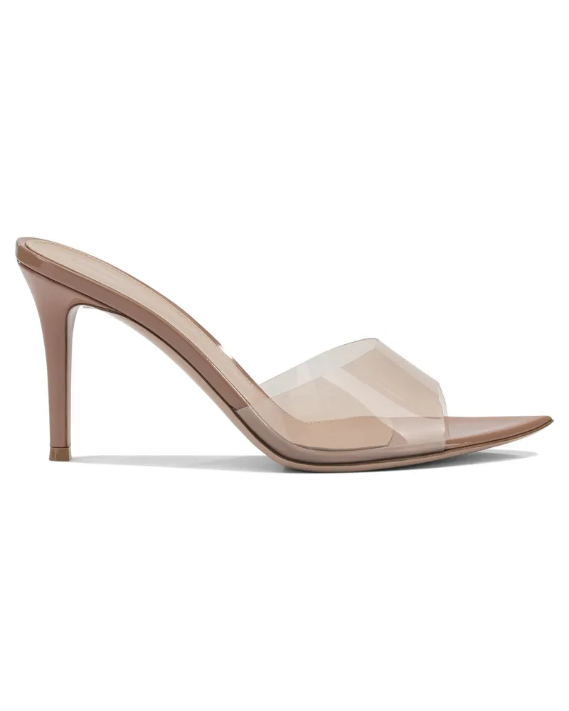 Gianvito Rossi Elle 85 Mm“ Mules Beige