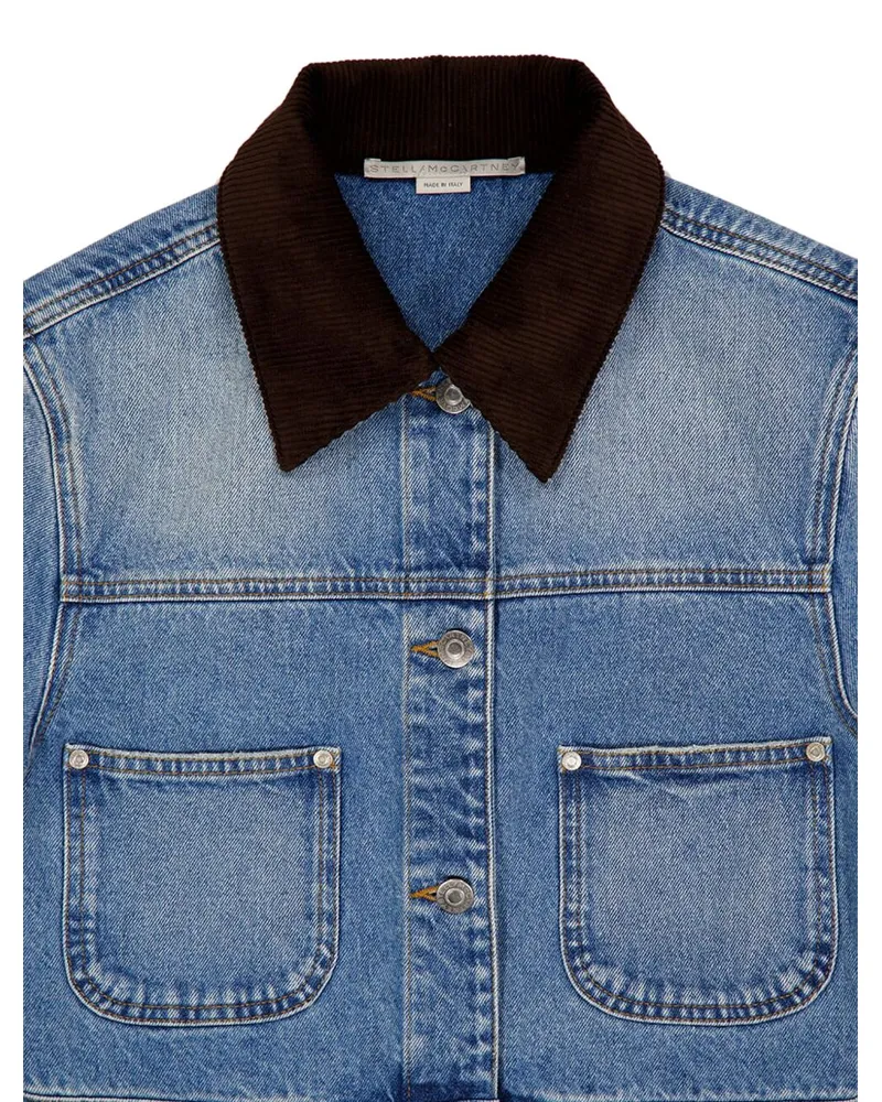 Stella McCartney Denimjacke Clear