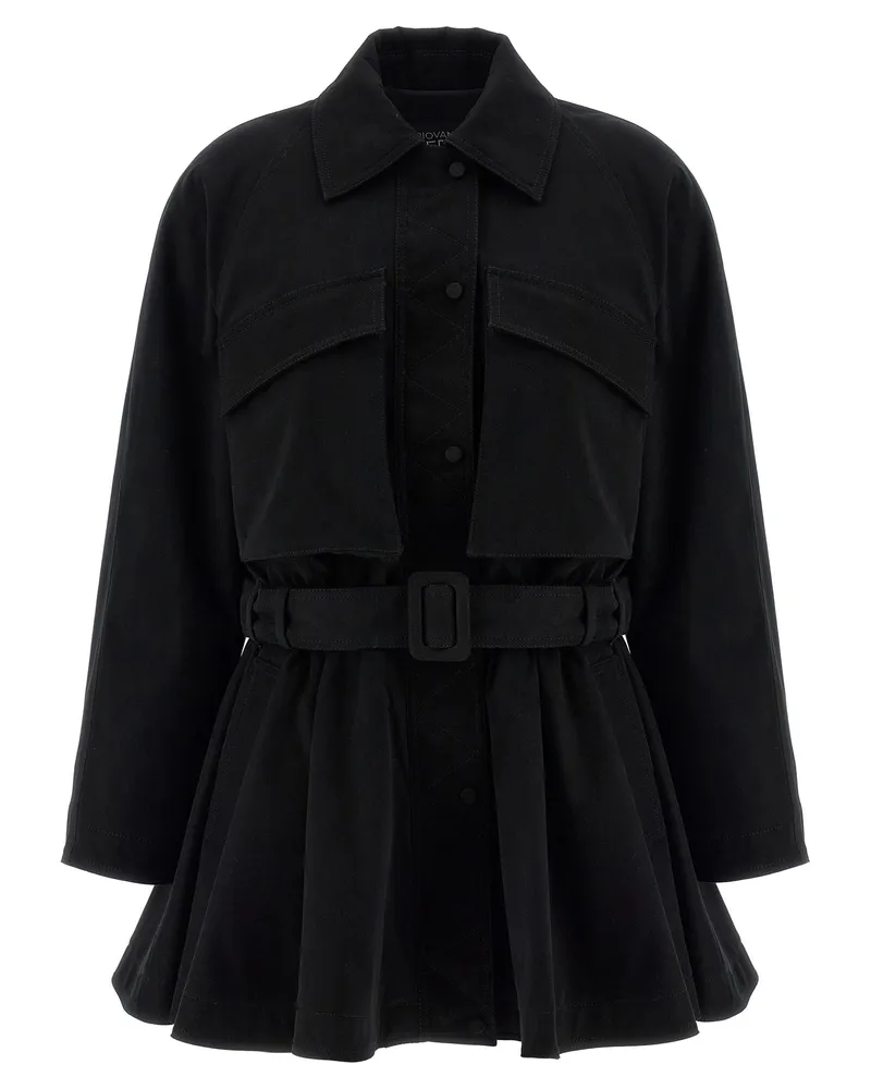 Giovanni Bedin Kleid mit Gürtel Black
