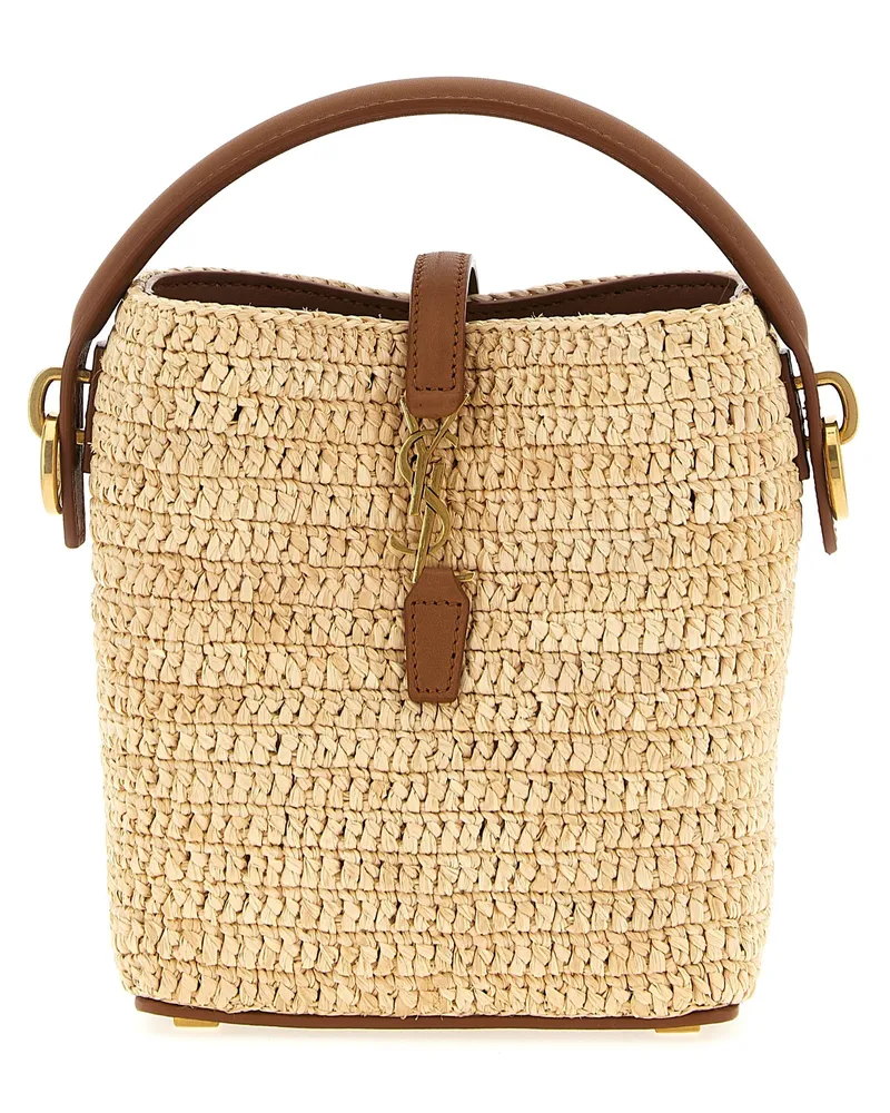 Saint Laurent Mini-Beuteltasche „Le 37 Beige