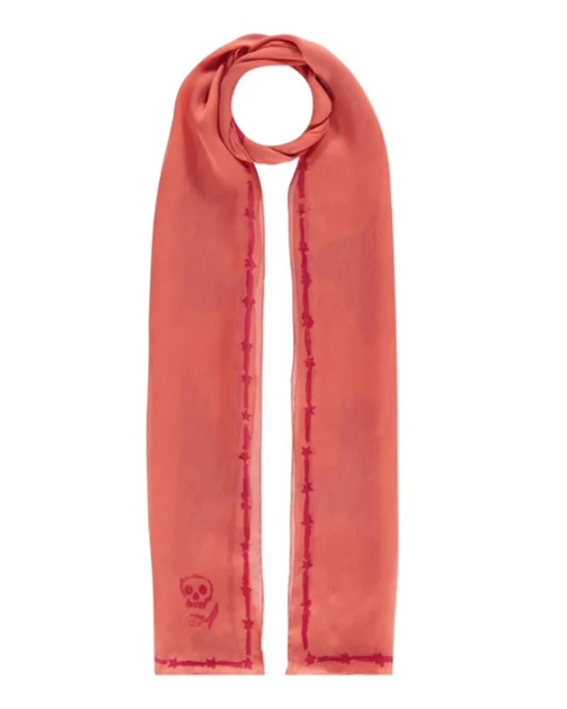 Givenchy Logo -Schal Orange