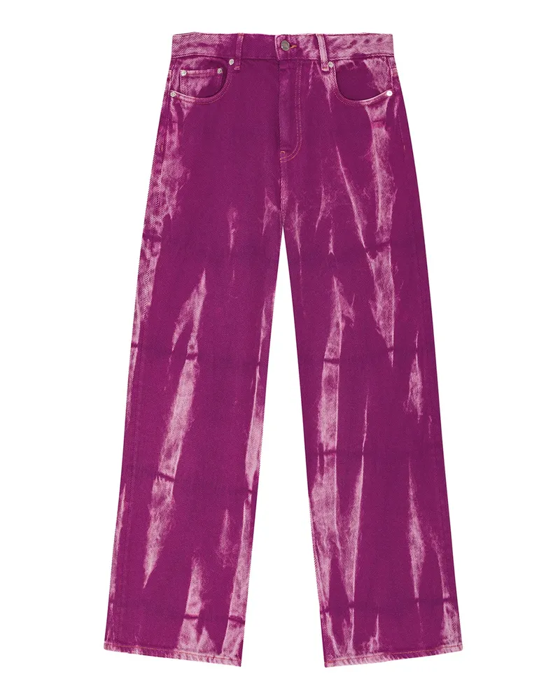 Ganni Hosen rosa Pink