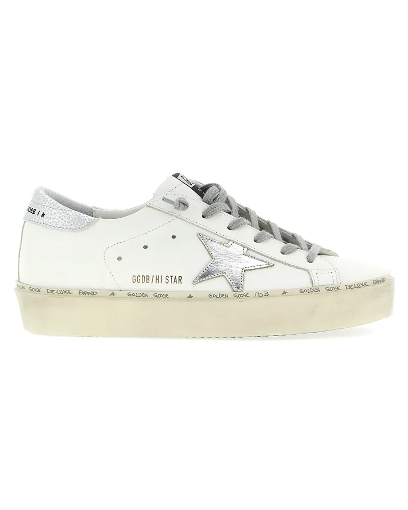 Golden Goose Hi Star' Sneakers Silver