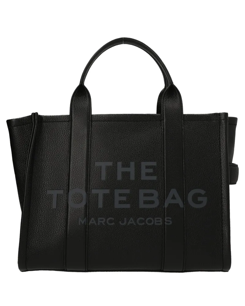 Marc Jacobs The Leder Medium' Einkaufstasche Black