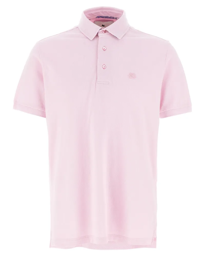 Etro Pegaso' Polo -Shirt Pink