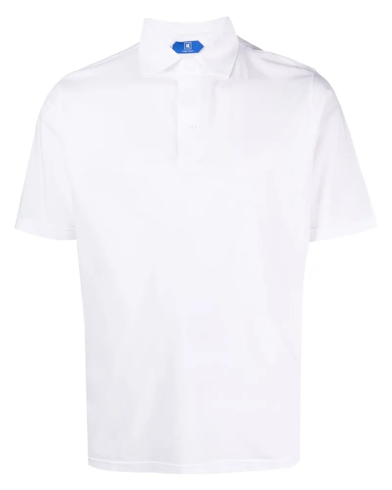 KIRED Keiler Baumwollpolo -Hemd White