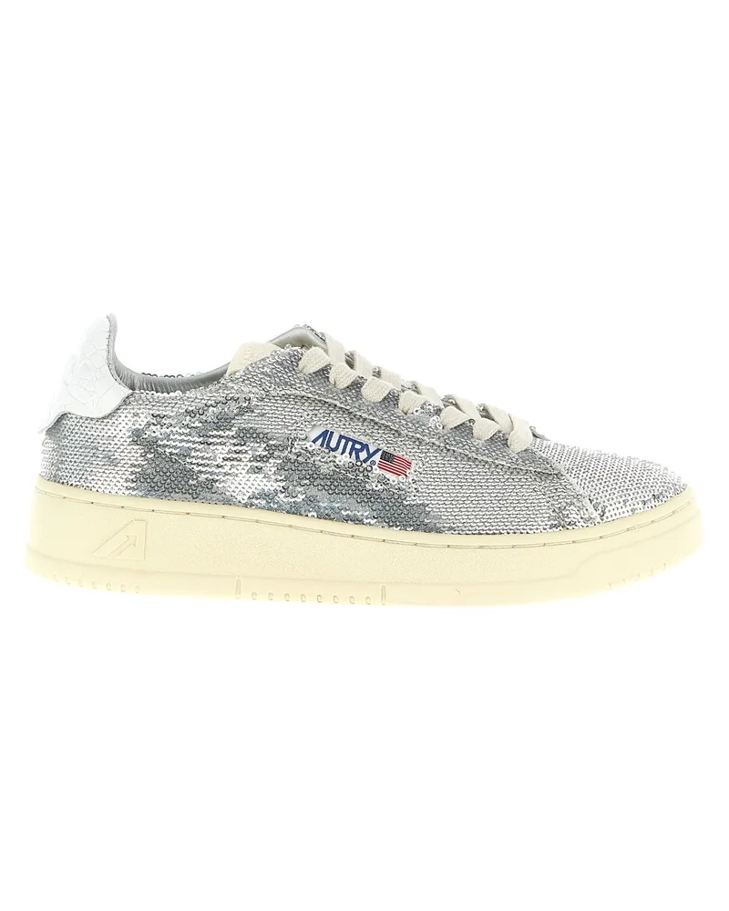 AUTRY Dallas“ Capsule „Bloom“ Sneakers Silver