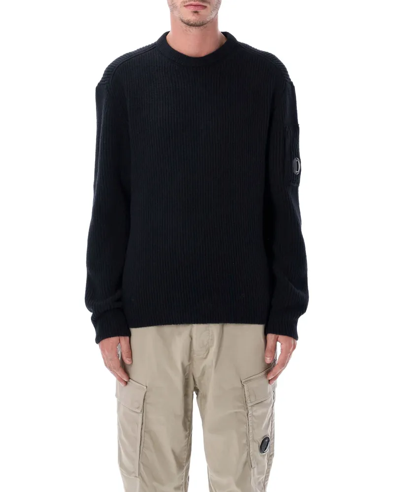 C.P. Company C.P. Firmenpullover Schwarz Black