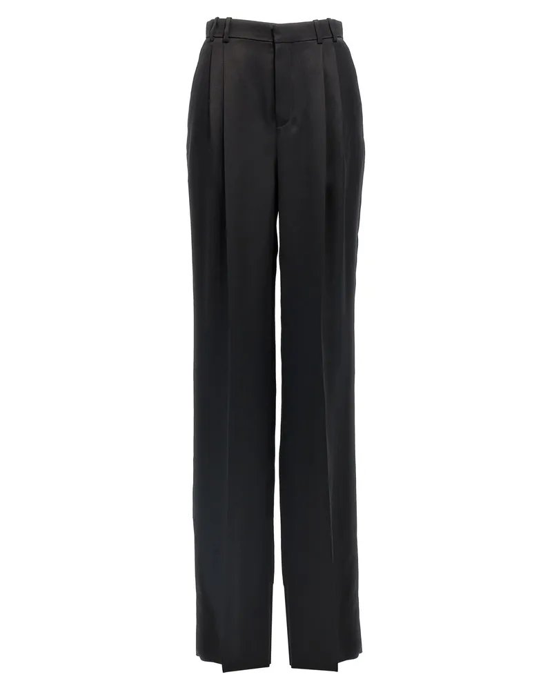 Saint Laurent Satinhose Black