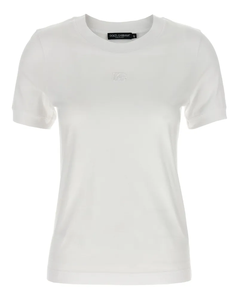 Dolce & Gabbana Logo Stickhemd White