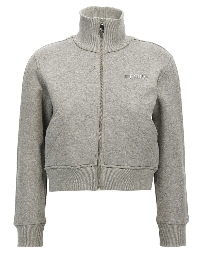 ATTICO Das Attico Logo Sweatshirt Gray