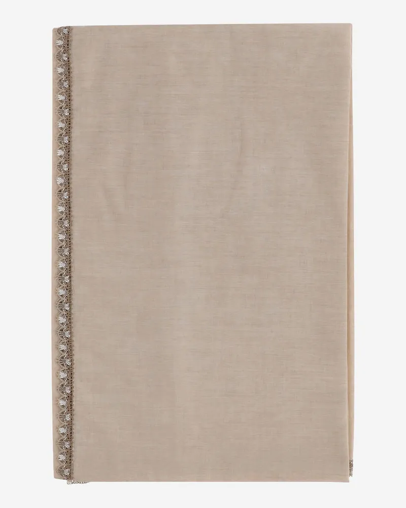 Faliero Sarti Cotton Mischschal Beige