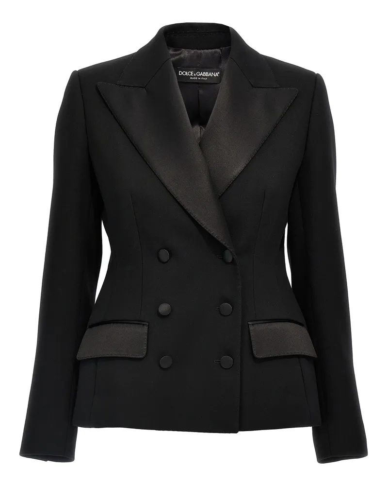 Dolce & Gabbana Dolce' Tuxedo Blazer Black