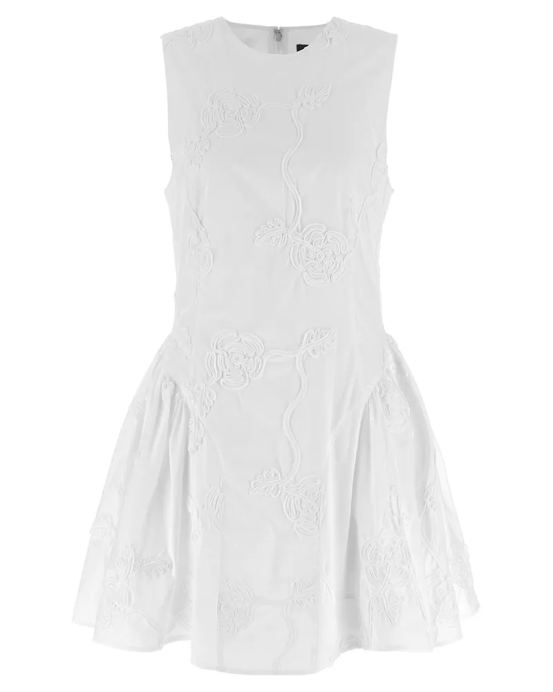 ROTATE Birger Christensen Drehen Sie Birger Christensen Stickkleid White