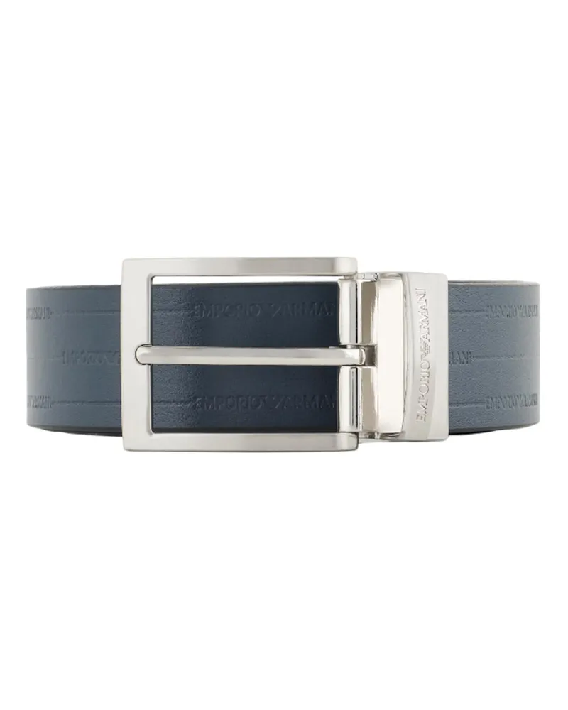 Emporio Armani Gürtel Blau Blue